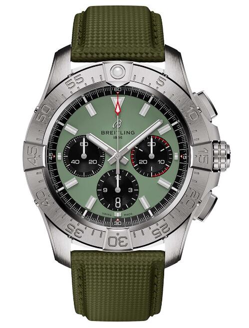 Review 2023 Breitling Avenger B01 Chronograph 44 Replica Watch AB0147101L1X1 - Click Image to Close